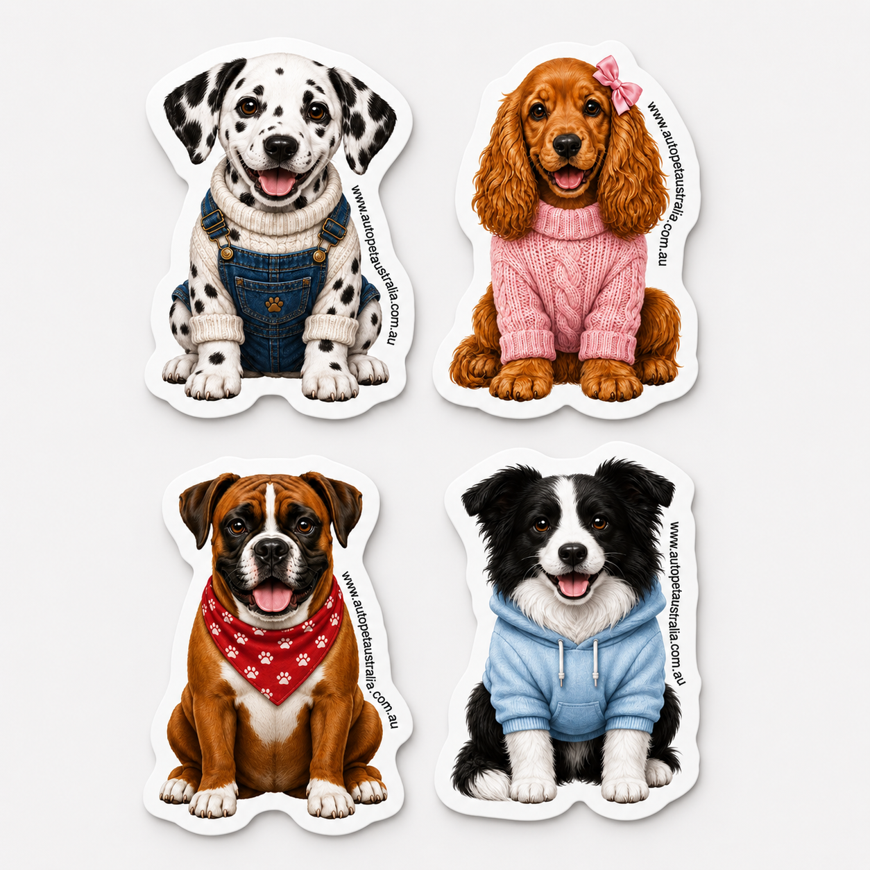Pup Magnets 4-Pack