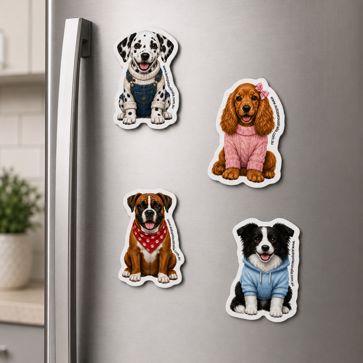 Pup Magnets 4-Pack