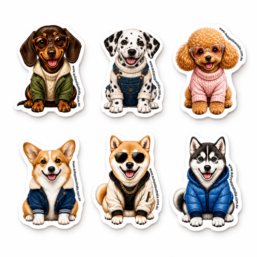 Pup Magnets 6-Pack